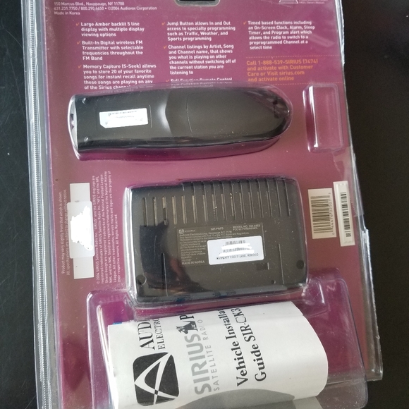 Audiovox Siruis Satellite Radio Receiver, Mobile Dock and Home Dock - Picture 5 of 7